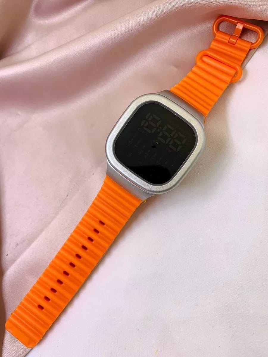 Digital Sports LED Square Watch