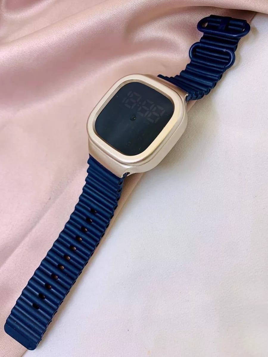 Digital Sports LED Square Watch