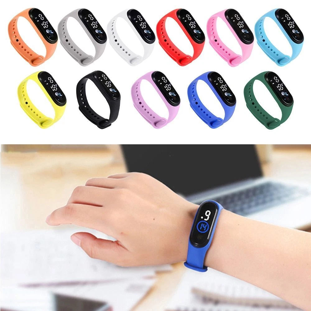 Sports LED Digital Watch Student Electronic Watch Children Wrist Watch
