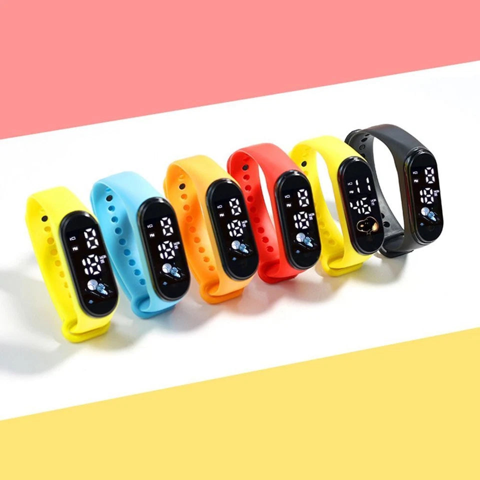 Sports LED Digital Watch Student Electronic Watch Children Wrist Watch