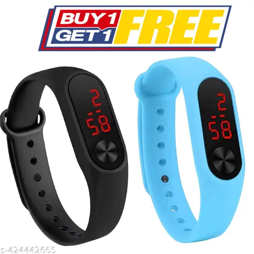 Sports LED Digital Watch Student Electronic Watch Children Wrist Watch