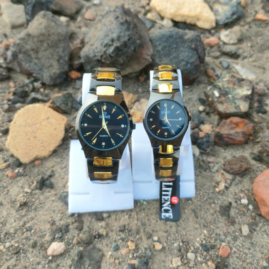 2 Tone Couple Watch