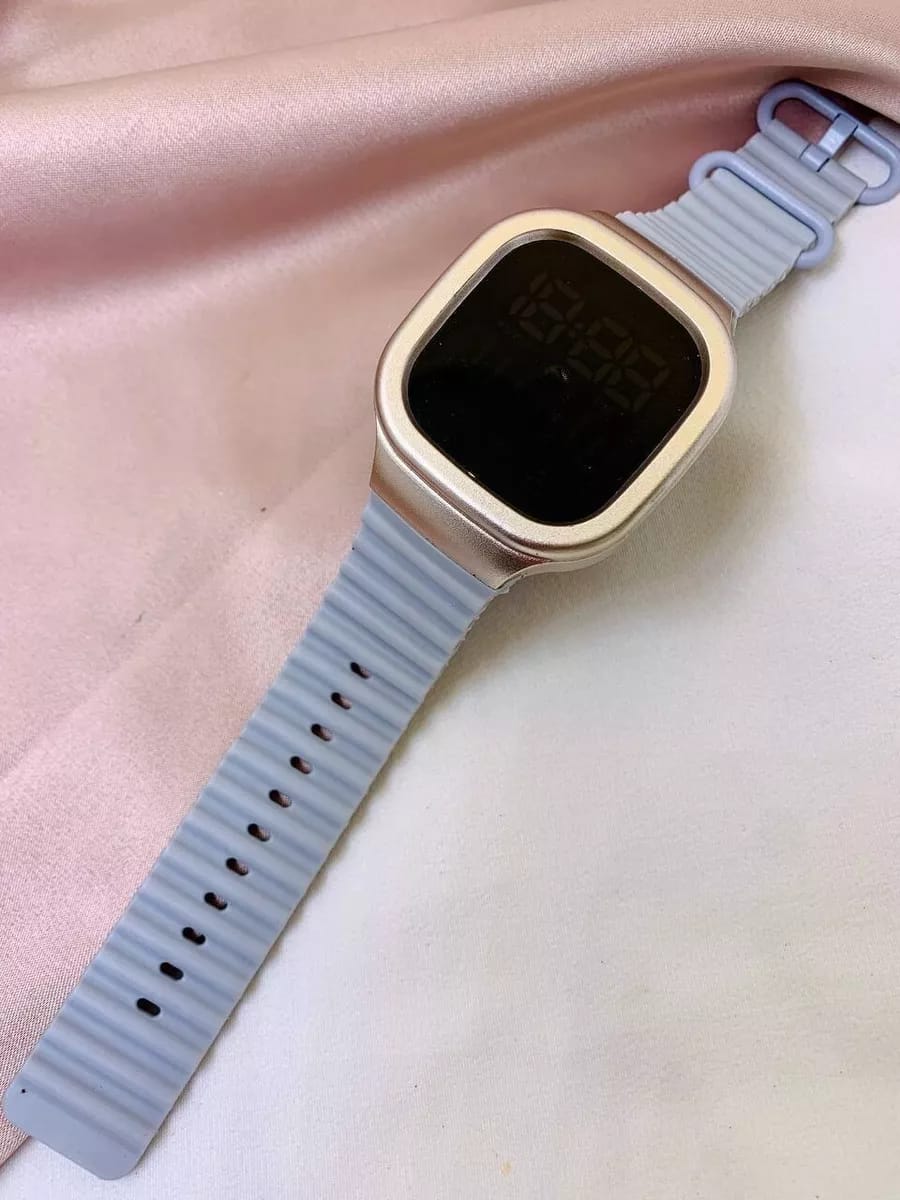 Digital Sports LED Square Watch