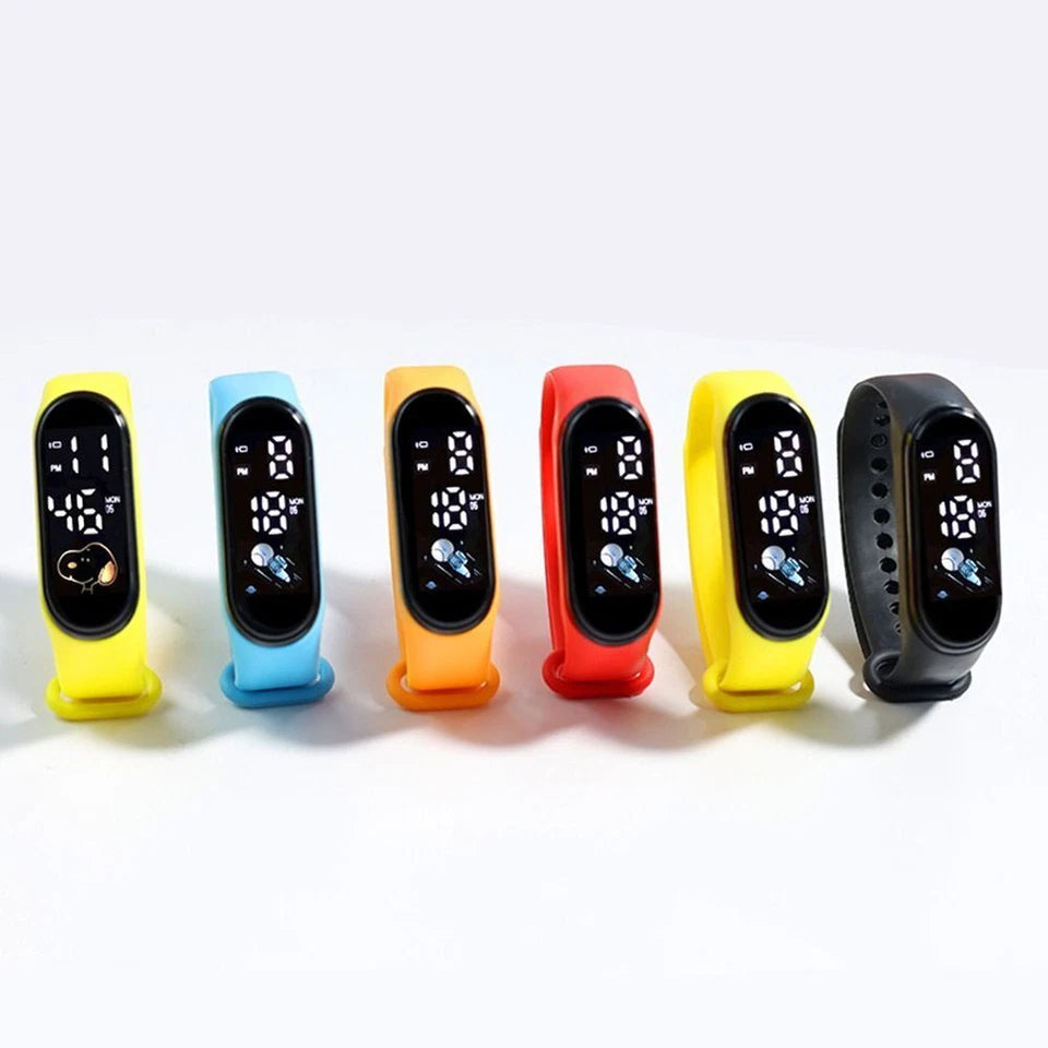 Sports LED Digital Watch Student Electronic Watch Children Wrist Watch